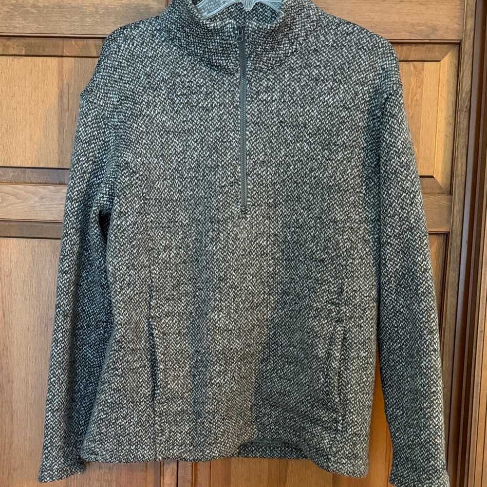 Columbia Olive Green Zip-Up Sweater